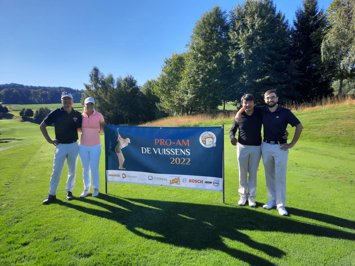 Lors de la première édition du Pro AM de Vuissens